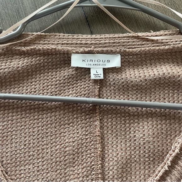 Kirious Tan Corduroy Blouse - Picture 2 of 3